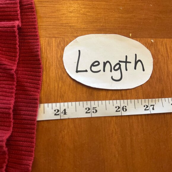 Vintage 90s GetFit Red Ribbed Cotton Short Sleeve Shirt L - Picture 6 of 6